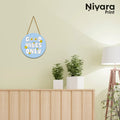 Nivaraprint Wooden Wall Hanging for Home Decoration | Good Vibes Only 02