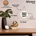 Nivaraprint Wooden Wall Hanging for Home Decoration | Good Vibes Only