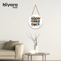 Nivaraprint Wooden Wall Hanging for Home Decoration | Good Vibes Only