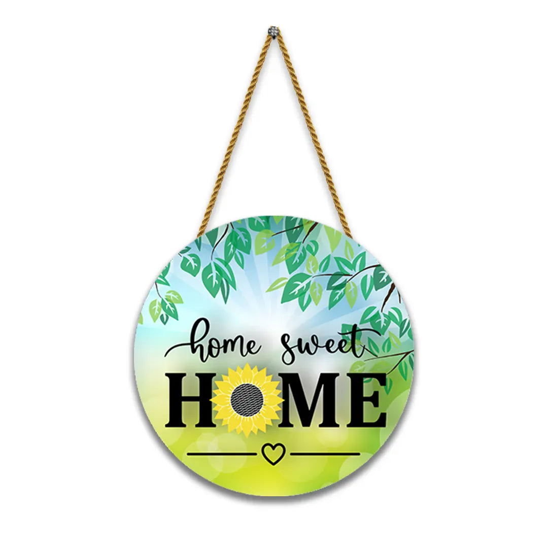 Nivaraprint Wooden Wall Hanging for Home Decoration | HOME SWEET HOME 01