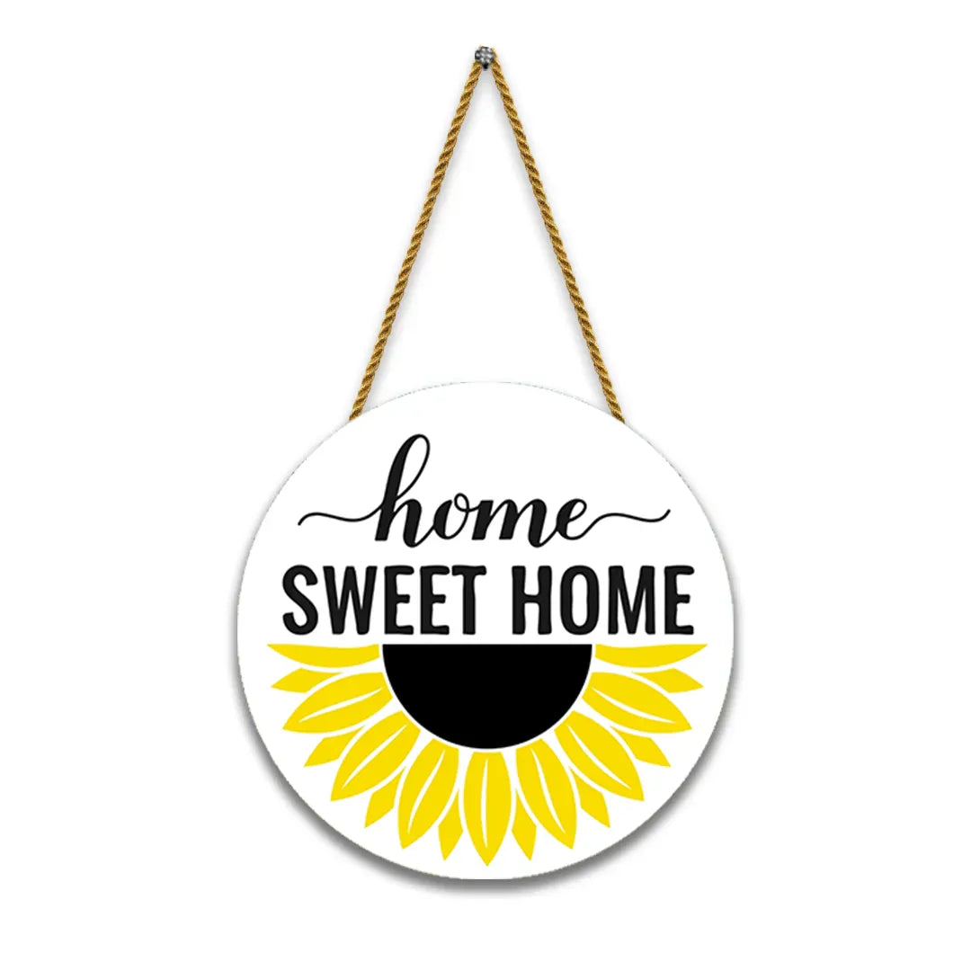 Nivaraprint Wooden Wall Hanging for Home Decoration | HOME SWEET HOME 07