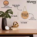 Nivaraprint Wooden Wall Hanging for Home Decoration | Home is not a place it's a feeling