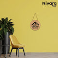 Nivaraprint Wooden Wall Hanging for Home Decoration | Home is wherever the love is