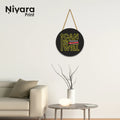 Nivaraprint Wooden Wall Hanging for Home Decoration | I CAN & I WILL
