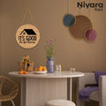 Nivaraprint Wooden Wall Hanging for Home Decoration | It's Good to be home