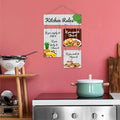 Nivaraprint Wooden Wall Hanging for Home Decoration | Kitchen Rules