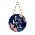 Nivaraprint Wooden Wall Hanging for Home Decoration | Live Laugh Love 02