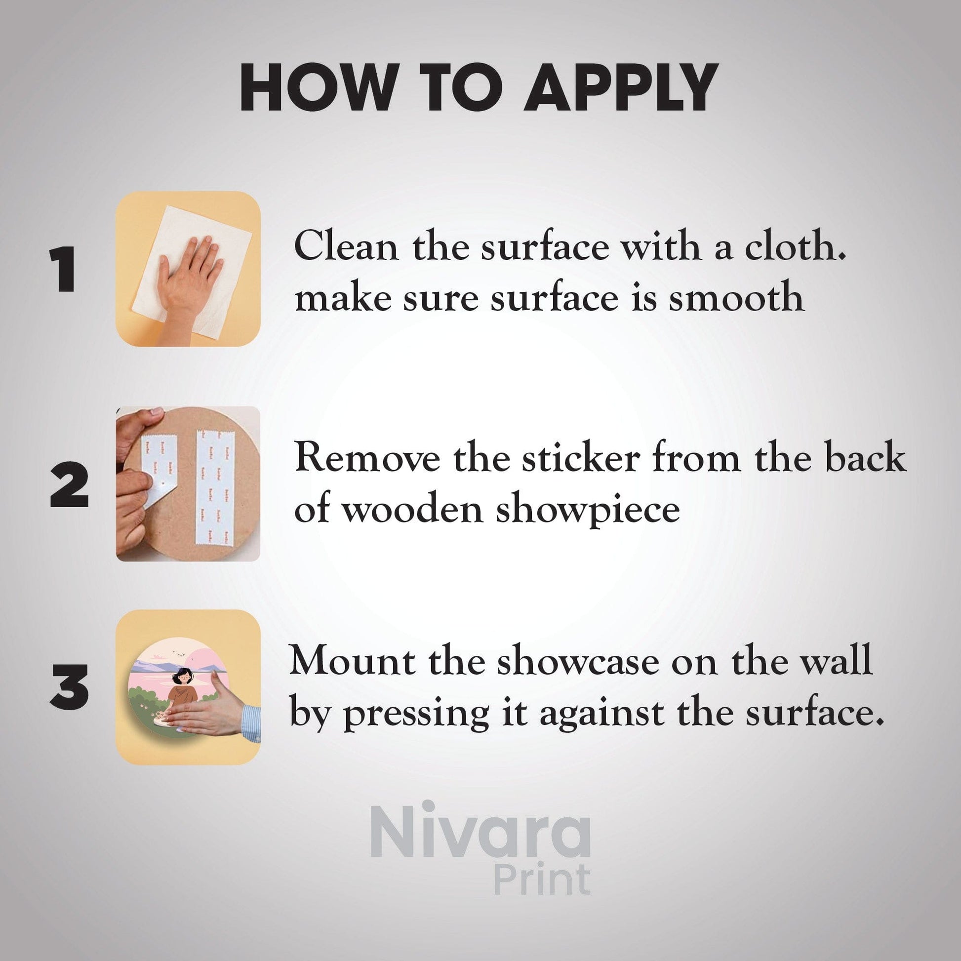 Nivaraprint Wooden Wall Hanging for Home Decoration | Mandala Theme Wooden Wall Hanging