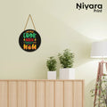 Nivaraprint Wooden Wall Hanging for Home Decoration |  Never Look Back it Distracts from the Now