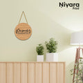 Nivaraprint Wooden Wall Hanging for Home Decoration | Our family is a little word created by love