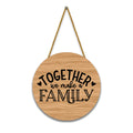 Nivaraprint Wooden Wall Hanging for Home Decoration | Together we make a family