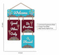 Nivaraprint Wooden Wall Hanging for Home Decoration | Welcome