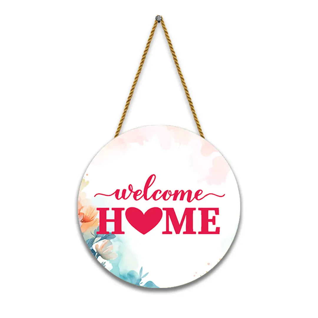 Nivaraprint Wooden Wall Hanging for Home Decoration | Welcome HOME