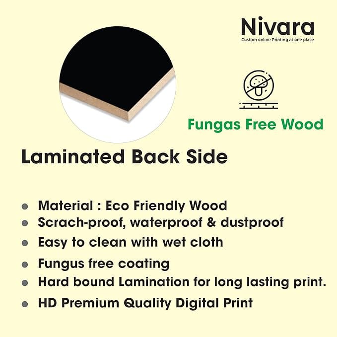 Nivaraprint Wooden Wall Hanging for Home Decoration | Welcome