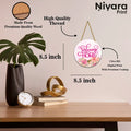 Nivaraprint Wooden Wall Hanging for Home Decoration | Welcome to our Home 01