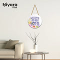 Nivaraprint Wooden Wall Hanging for Home Decoration | Welcome to our Home 03