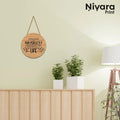 Nivaraprint Wooden Wall Hanging for Home Decoration | Welcome to our perfectly imperfect life