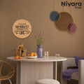 Nivaraprint Wooden Wall Hanging for Home Decoration | Welcome to our perfectly imperfect life