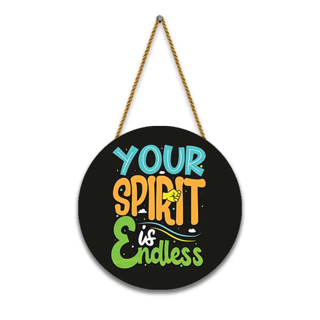 Nivaraprint Wooden Wall Hanging for Home Decoration |  Your spirit is endless