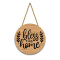 Nivaraprint Wooden Wall Hanging for Home Decoration | bless this home
