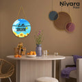 Nivaraprint Wooden Wall Hanging for Home Decoration | hello SUNSHINE