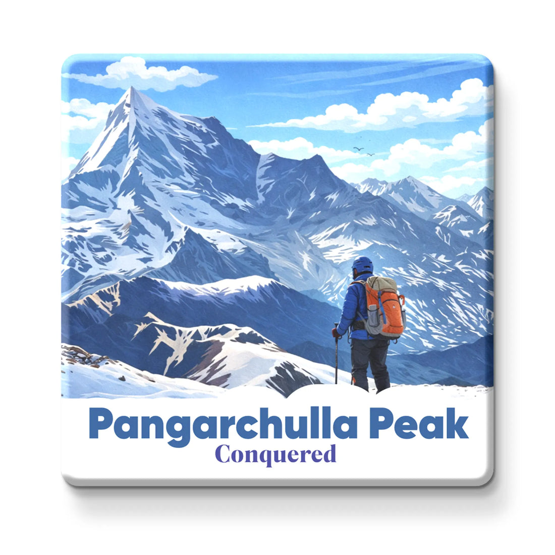 Nivaraprint Souvenir Wooden Fridge Magnet – PANGARCHULLA PEAK Trek India
