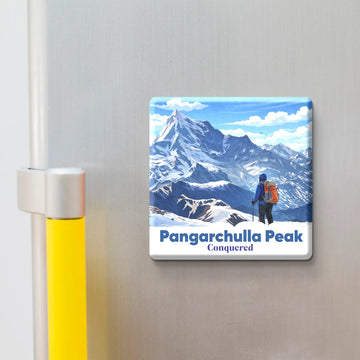 Nivaraprint Souvenir Wooden Fridge Magnet – PANGARCHULLA PEAK Trek India