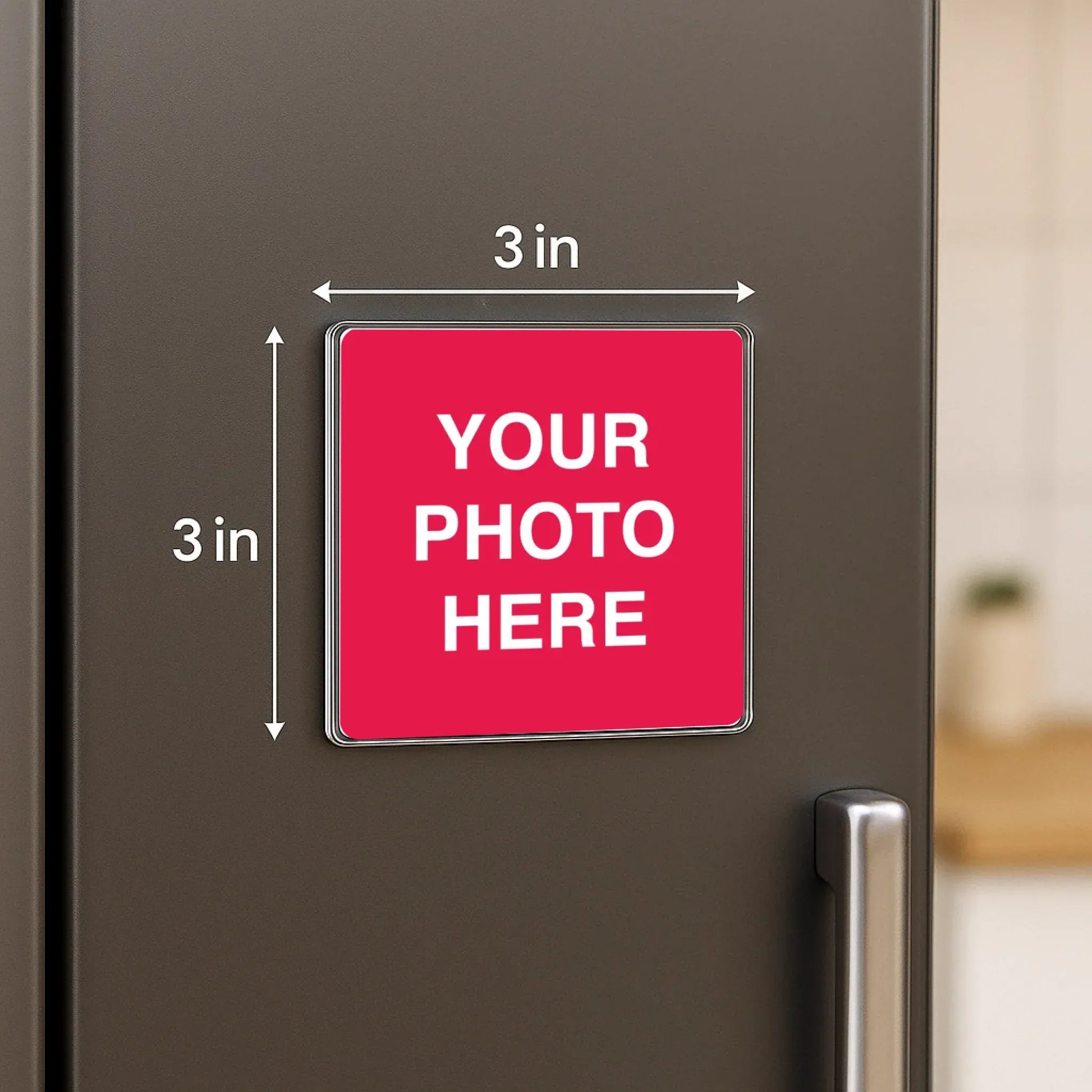 Personalized Acrylic Photo Magnet —Pack of 1