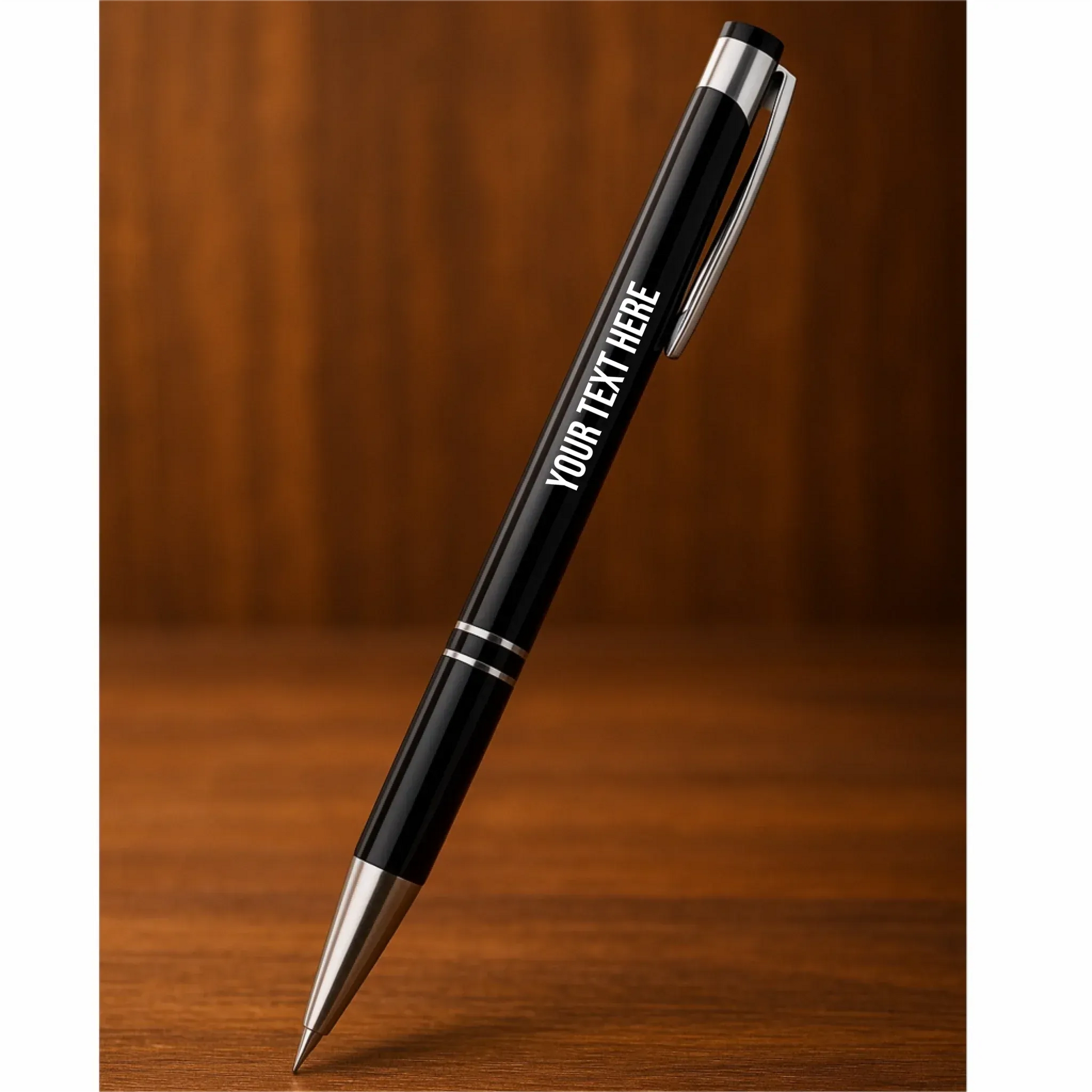 Personalized Black Metal Pen