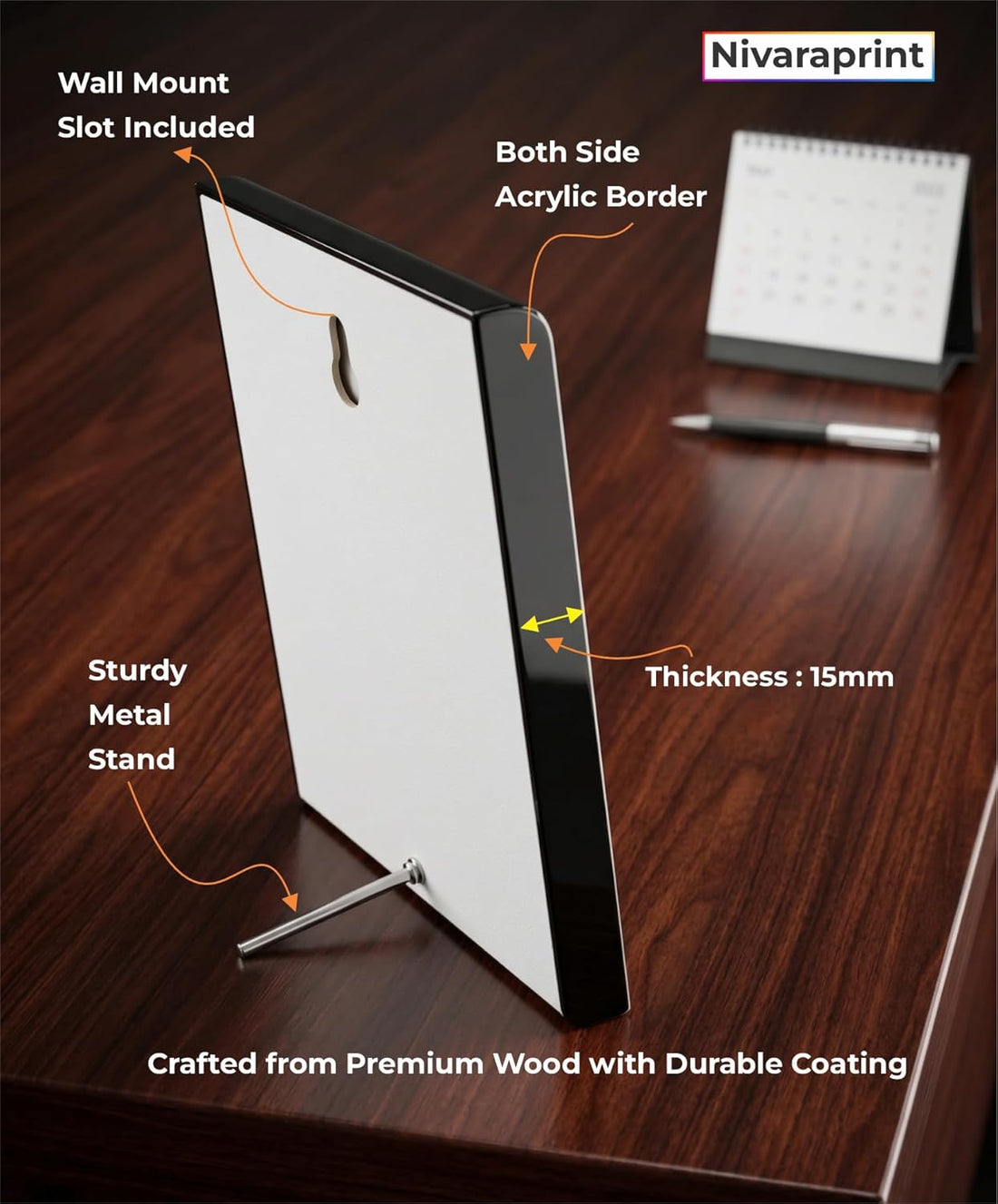 Custom Wooden Award Plaque Bulk Corporate Gift Desk Wall India