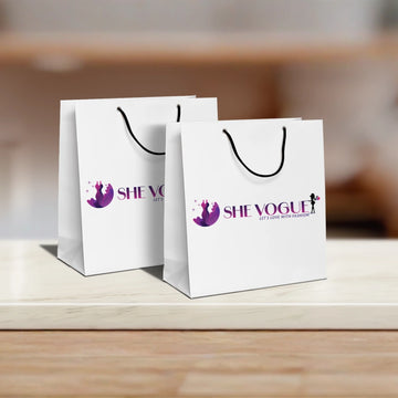Paper Carry Bags Multicolor Print 170 GSM & 250 GSM Art Paper