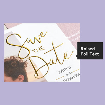 Gold Foil Wedding Invitations