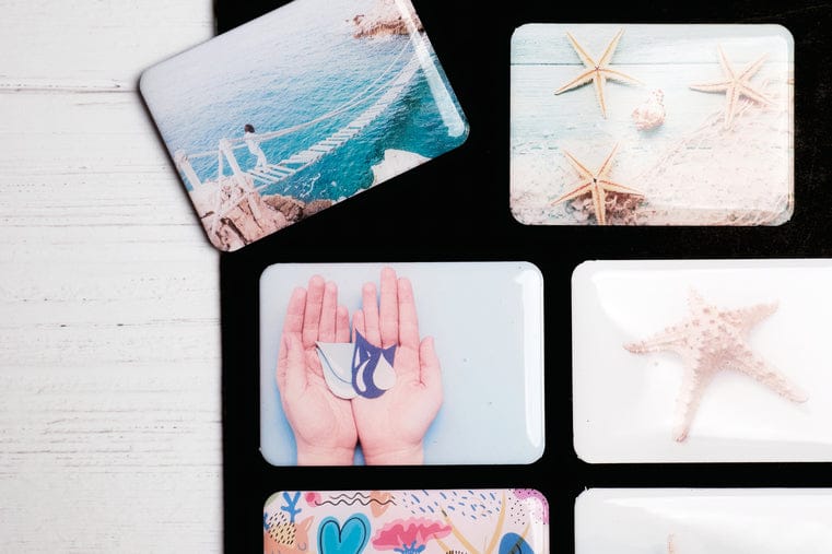 Rectangular Square dome labels