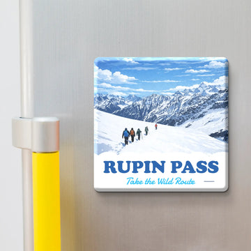 Nivaraprint Souvenir Wooden Fridge Magnet – RUPIN PASS Trek India
