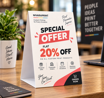 Tent Cards | Custom Printed Table Tent Cards