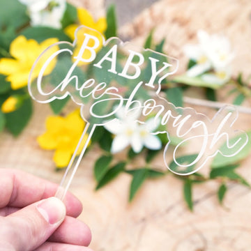 Custom Baby Shower Cake Topper
