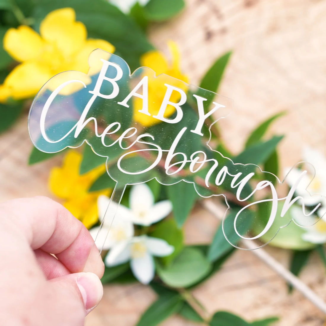Custom Baby Shower Cake Topper