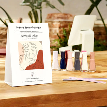 Tent Cards | Double-Sided Table Tent Cards for Restaurants & Events | India