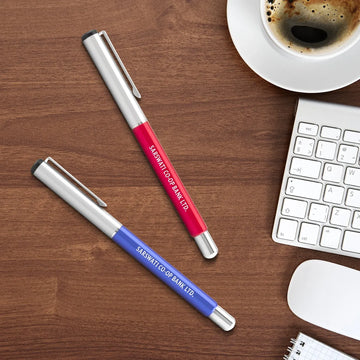 Submarine Sleek Metal Roller Pens Custom Engraved Corporate India