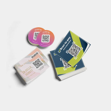 Custom QR Code Stickers | Bulk Printed QR Labels India