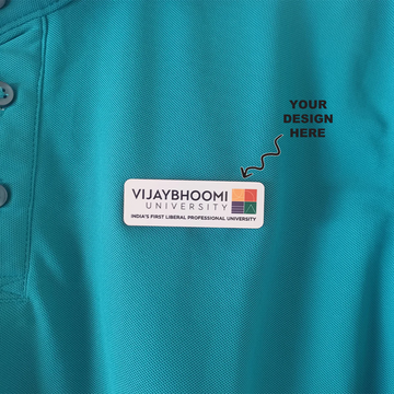 Acrylic Digital Print Name Badges Custom Full-Color Corporate India