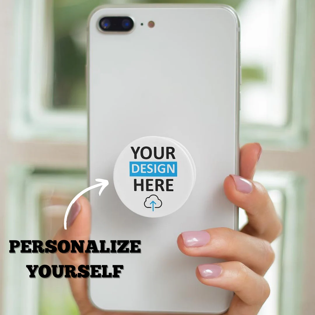 Customized or Personalized Black Expandable Phone Mount For Corporate Gifting, Event Freebies, Promotions, College or Company Events