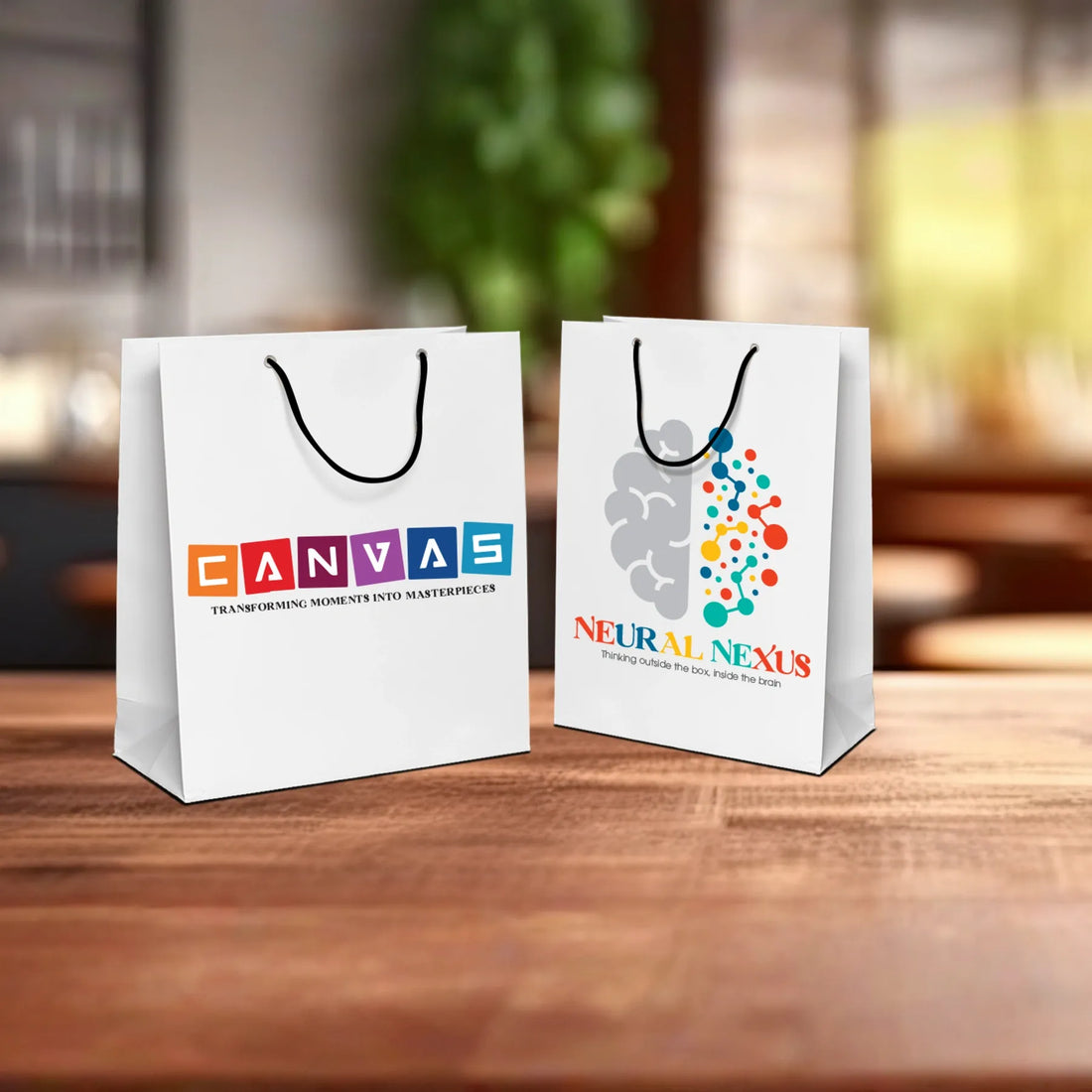 Paper Carry Bags Multicolor Print 170 GSM & 250 GSM Art Paper