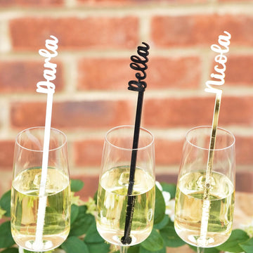 Cocktail Stirrer Place Names | Personalised Acrylic Drink Stirrers