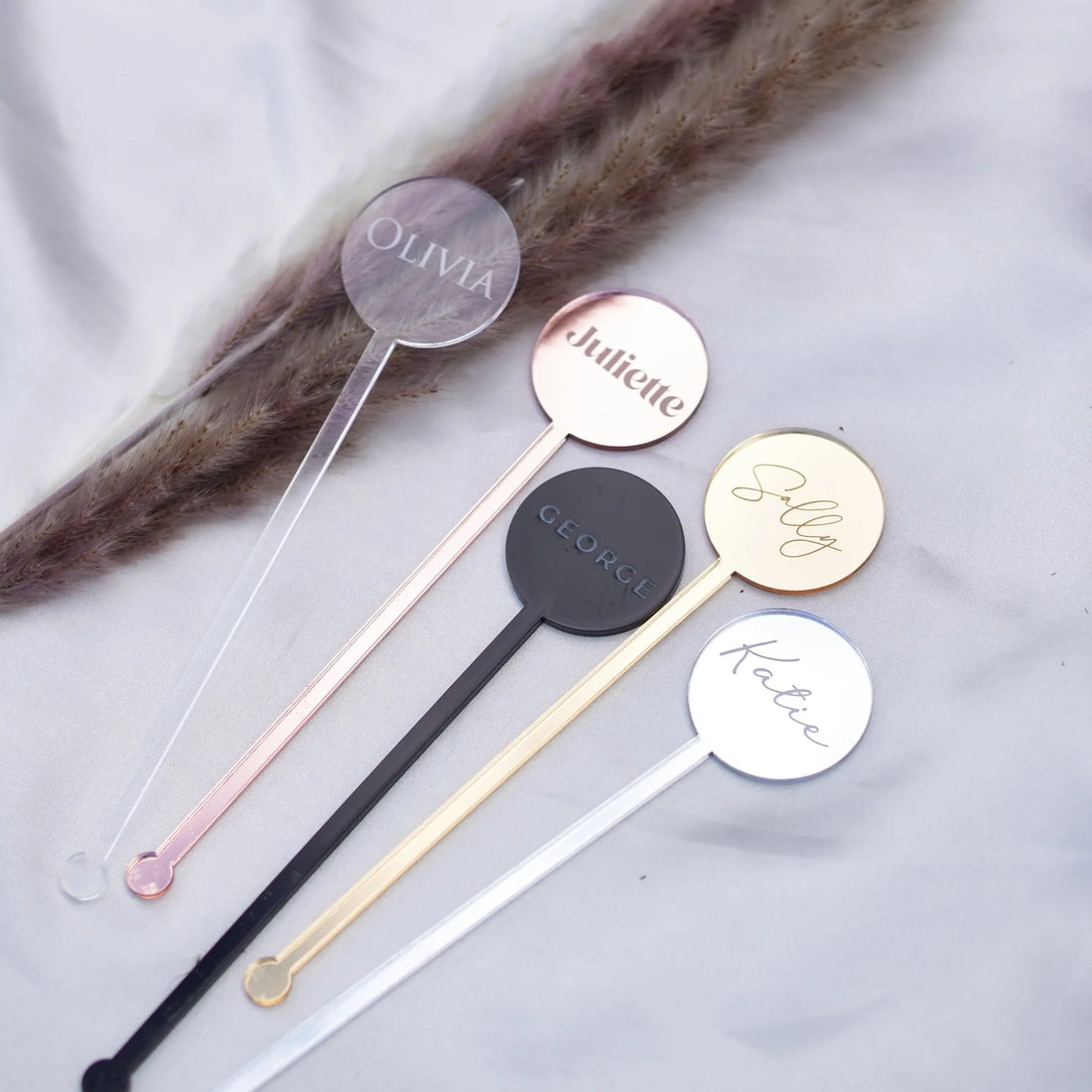Personalised Drink Stirrer Place Names by Nivaraprint