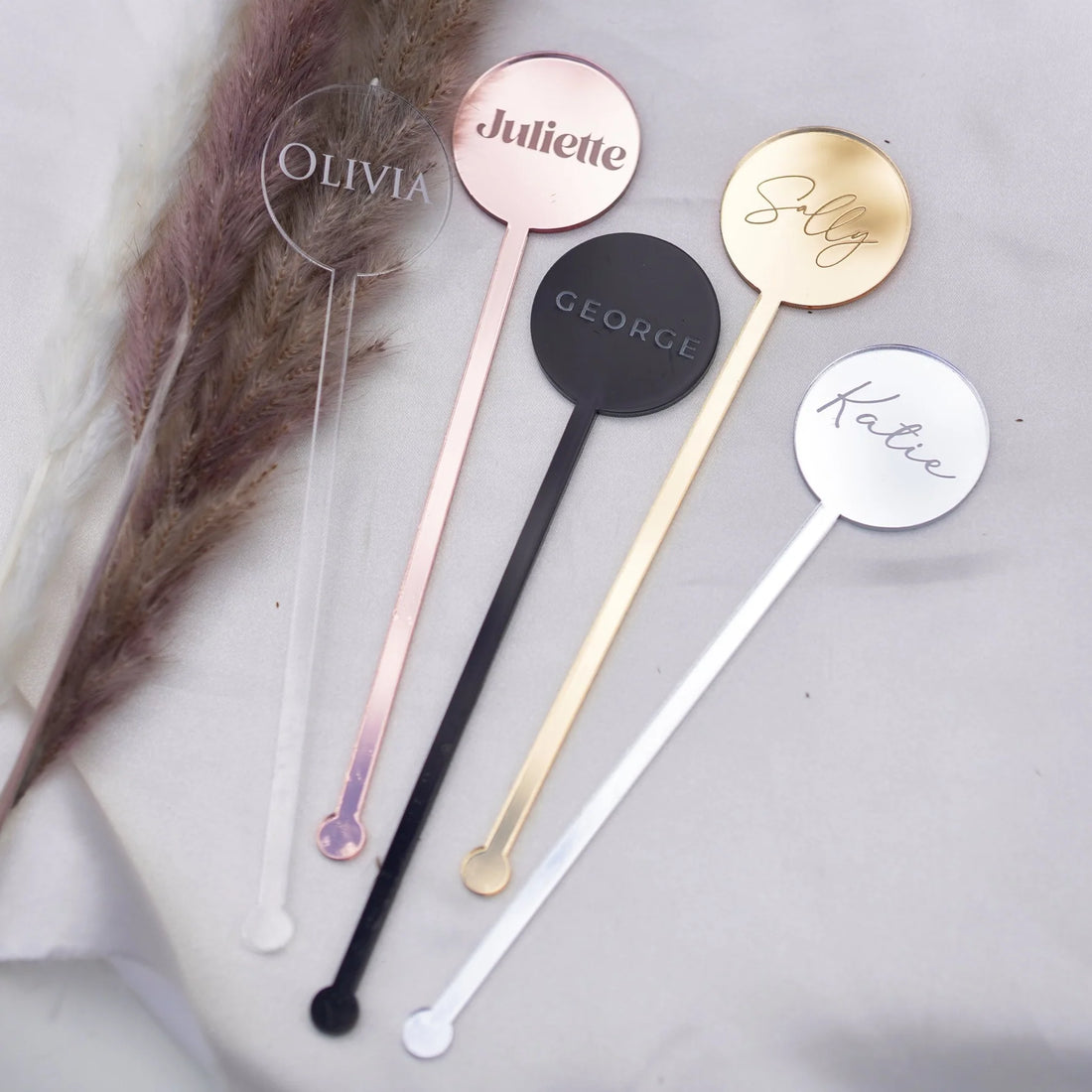 Personalised Drink Stirrer Place Names by Nivaraprint